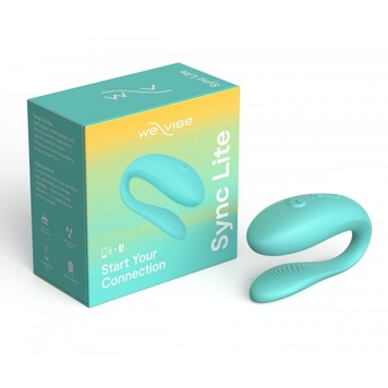 Смарт-вибратор для пар We-Vibe Sync Lite Aqua, 10 виброрежимов, можно совмещать с проникающим сексом 19752/SNSY4SG5 фото