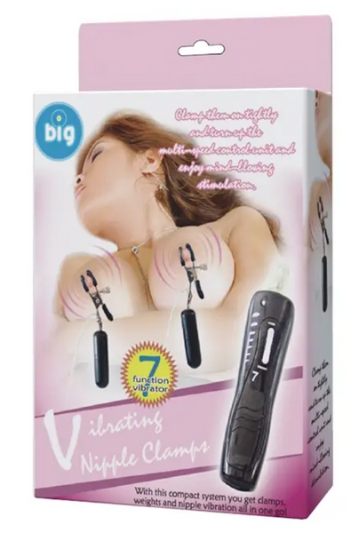 Вибростимулятор для груди BAILE - Vibrating Nipple Clamps BI-036020 фото