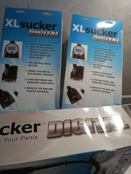 Вакуумная помпа XLsucker Digital с электронным манометром (мятая упаковка!!!) E22152-R фото