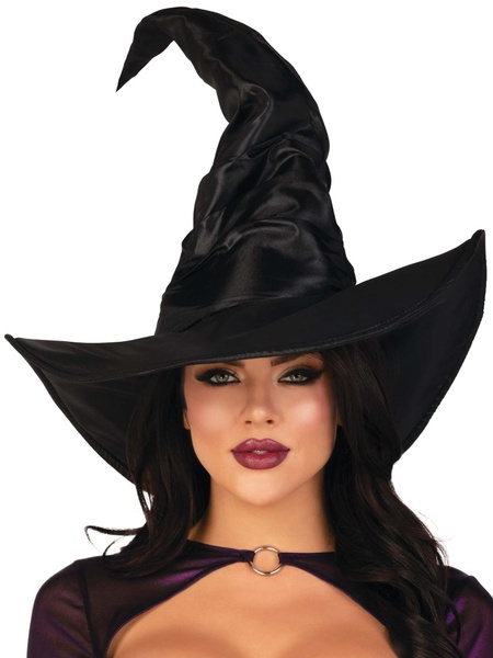 Большая шляпа ведьмы Leg Avenue Large Ruched Witch Hat O/S LA2741S фото