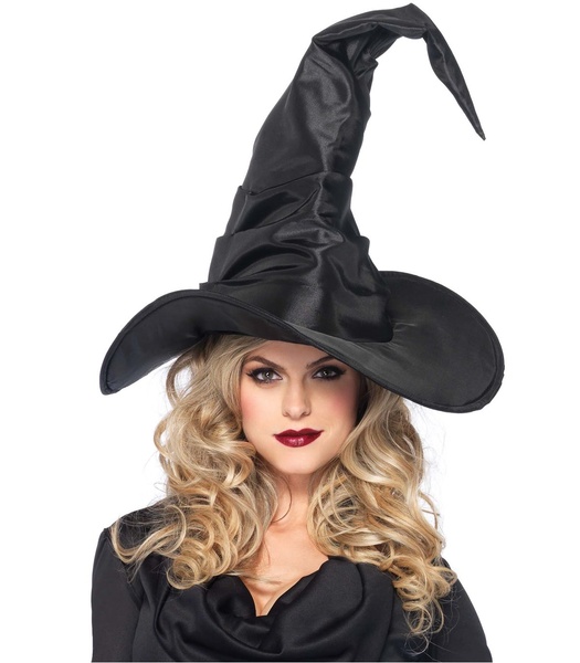 Большая шляпа ведьмы Leg Avenue Large Ruched Witch Hat O/S LA2741S фото
