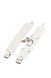 Оковы Leather Dominant Leg Cuffs, White KVL-280156 фото 2