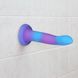 Светящийся в темноте фаллоимитатор ADDICTION Rave 8″ Glow in the Dark Dildo Blue Purple, 20,3 см SO6851 фото 6