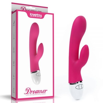 Вибромассажер с клиторальным стимулятором Rabbit Vibrator Rechargeable RDNI-310127 фото