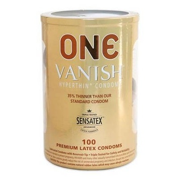 Набор супертонких презервативов ONE Vanish 100 шт ONE111300B фото