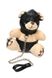 Брелок плюшевый медвежонок БДСМ в маске, 9 см х 9 см 50526/AH119 фото 1
