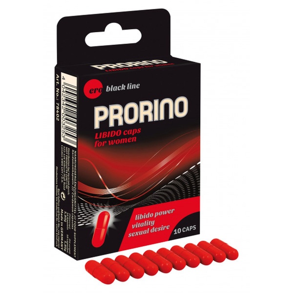 Капсулы женские PRORINO Premium для повышения либидо (цена за упаковку, 10 капсул) HOT78402 фото
