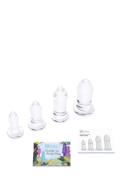 Набор стеклянных анальных расширителей b-Vibe ANAL DILATORS SET BV-037 фото