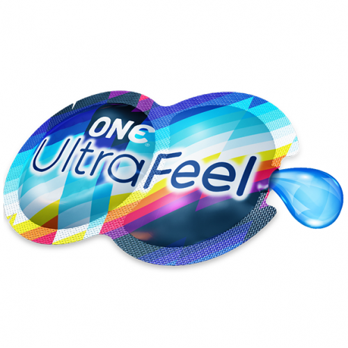 Презервативи ONE UltraFeel 2-в-1 (по 1шт) (упаковка може відрізнятися кольором та малюнком) ONE-021 фото