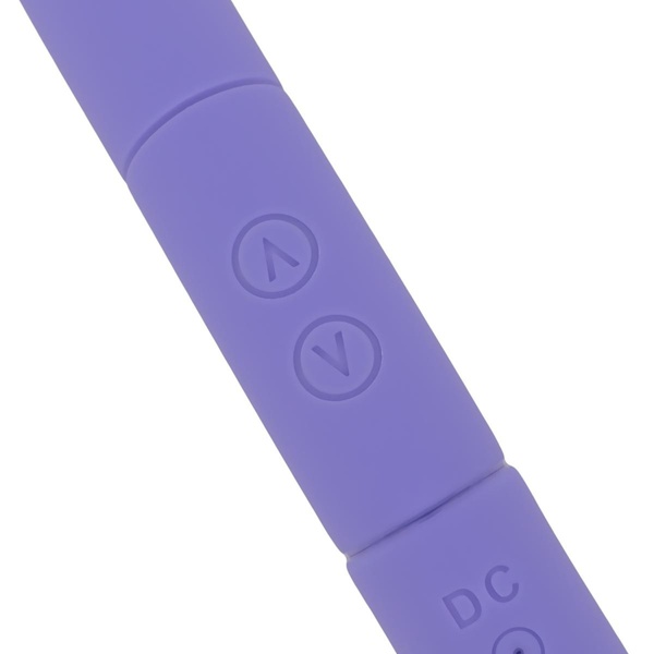 Двухсторонний вибратор Good Vibes Leah, фиолетовый GVO016 фото