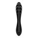 Двусторонний стеклянный дилдо Satisfyer Dazzling Crystal 1 Black, очень прочный, без стоппера SO8786 фото 2