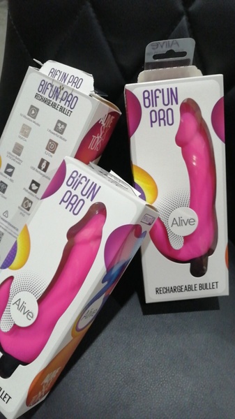 Вибратор вагинально-клиторальный Alive Bifun Pro, Pink (мятая упаковка!!!) SO8534-R фото