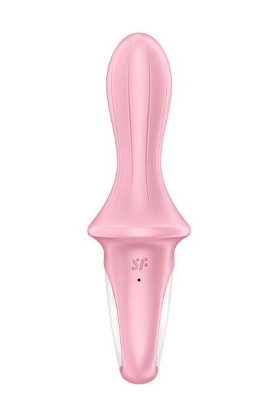 Надувной анальный смарт вибратор SATISFYER AIR PUMP BOOTY 5 CONNECT APP RED T360436 фото