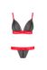 Комплект белья GLAMISS SET black/red S/M - Passion P56129 фото 2