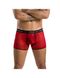 Мужские прозрачные боксеры Passion 046 SHORT PARKER L/XL Red, сетка, под леопард SO7609 фото 1