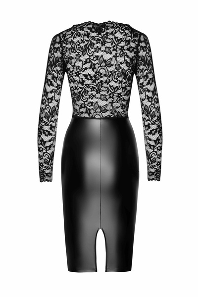 Платье F295 Noir Handmade Euphoria с кружевным верхом, виниловое, черное, размер S 12172/F295 фото