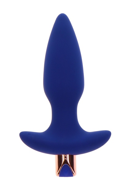 Анальная пробка с вибрацией Toy Joy Sparkle Buttplug с дистанционным управлением, синий TJ10225 фото