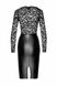 Платье F295 Noir Handmade Euphoria с кружевным верхом, виниловое, черное, размер S 12172/F295 фото 5