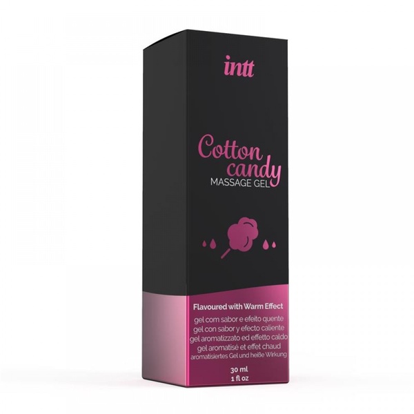 Съедобный массажный гель для интимных зон Intt Cotton Candy (30 мл) IN15424 фото