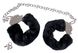 Наручники Bigger Furry Handcuffs, 6 - 12 см, черные YT520853 фото 2