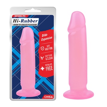 Фаллоимитатор Chisa Hi-Rubber Dildo Expansion Pink CH30766 фото