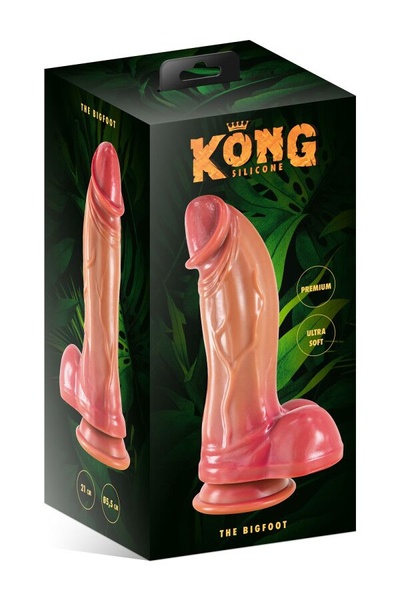 Фентезійний фалоімітатор Kong Silicone The BigFoot SO9942 фото