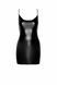 Платье винил, F307 Noir Handmade Mirage, с дорожкой страз по спине, черное, размер S 12899/F307 фото 4