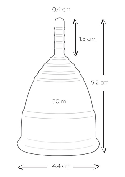 Менструальные чаши Mae B Intimate Health 2 Large Menstrual Cups MB10952 фото