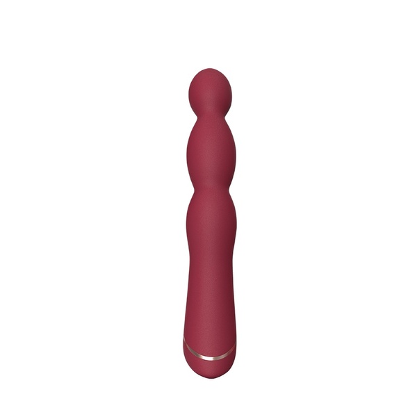 Класичний вібратор гнучкий Chisa Lust Ripple Lapper, бордовий 57555/CN-841057555 фото