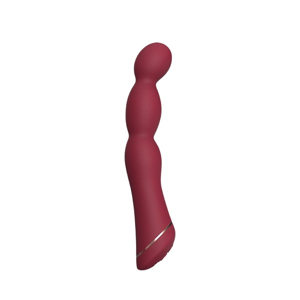 Класичний вібратор гнучкий Chisa Lust Ripple Lapper, бордовий 57555/CN-841057555 фото