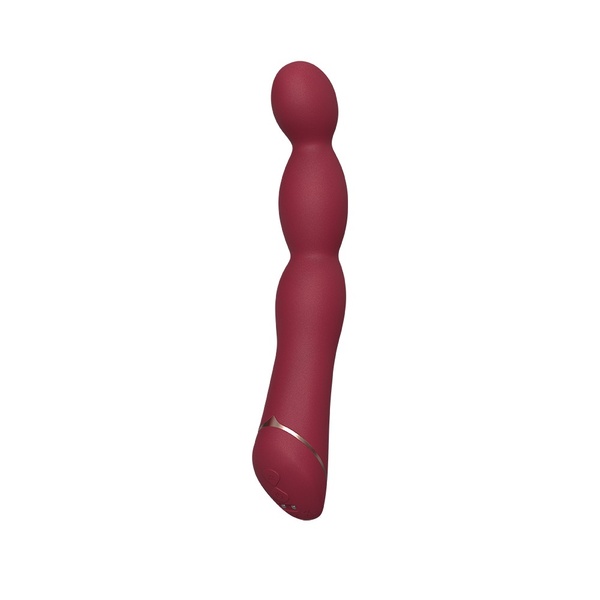 Вибратор классический гибкий Chisa Lust Ripple Lapper, бордовый 57555/CN-841057555 фото