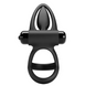 Эрекционное вибро кольцо Pretty Love - Vibration Cock Ring, 10 vibration functions Black BI-210306-1 фото 6