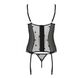 Корсет із підв'язками + стрінги LOVELIA CORSET black S/M - Passion SO4766 фото 5