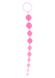 Анальная цепочка Toy Joy с шариками разного диаметра, розовая, 25 см х 2 см 9259 TOY/ фото 1