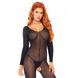 Бодистокинг с длинными рукавами черный Leg Avenue Long Sleeves Bodystocking 8297 фото 1