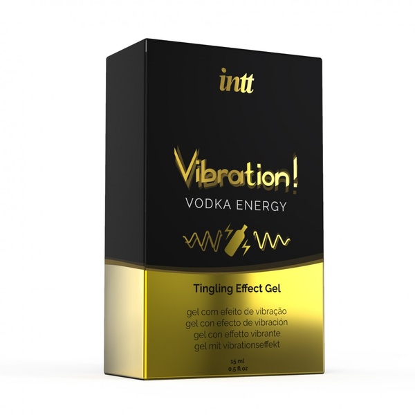 Жидкий вибратор Intt Vibration Vodka (15 мл), густой гель, очень вкусный, действует до 30 минут IN15318 фото
