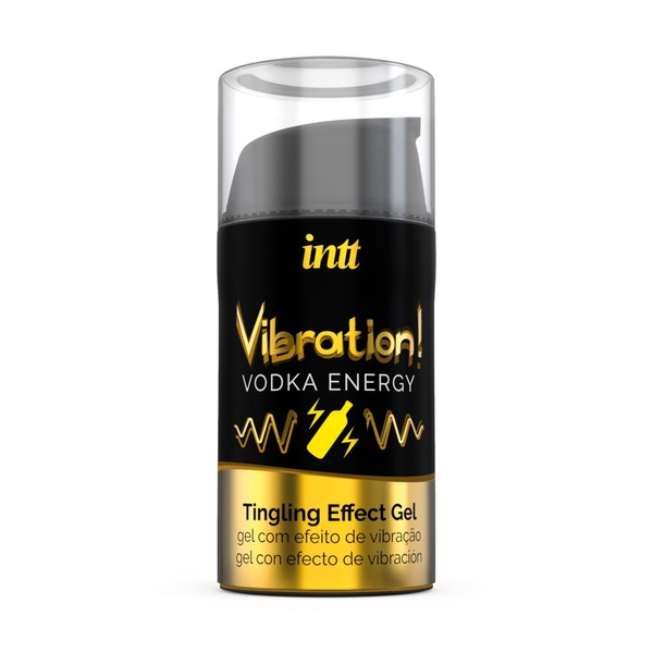 Жидкий вибратор Intt Vibration Vodka (15 мл), густой гель, очень вкусный, действует до 30 минут IN15318 фото