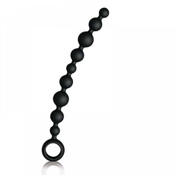 Анальная цепочка Joy Division Joyballs anal wave, черная, 29.8 см DJ15791 фото