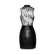 Платье сексуальное виниловое L F241 Noir Handmade, с глубоким декольте, черное NR08465 фото 5