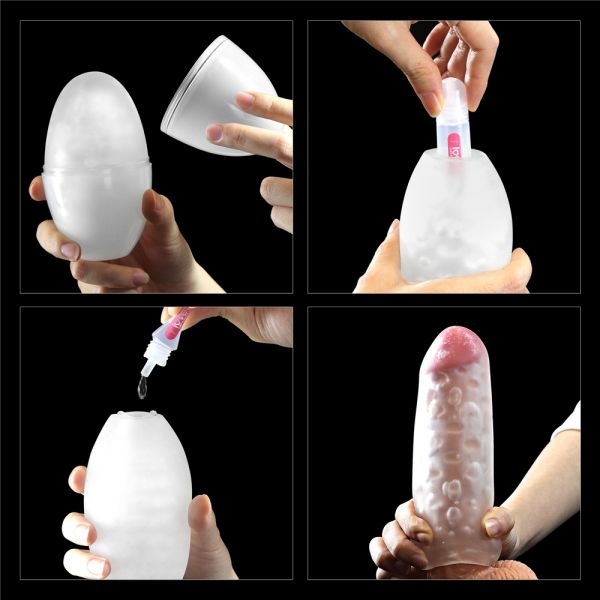 Мастурбатор LoveToy Master Giant Egg Masturbator Red без вібрації RDNI-310367 фото