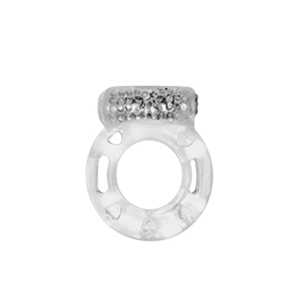 Эрекционное кольцо Medica-Group Vibration Ring с вибрацией, прозрачный MG51147 фото