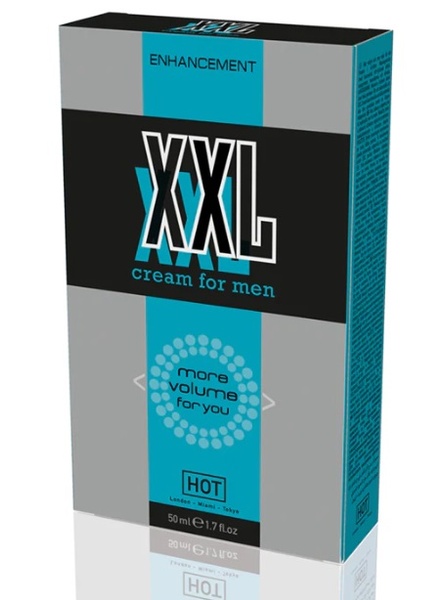 Крем эрекционный плюс увеличение объема HOT XXL Enhancement Cream for men 50 мл HOT44059 фото