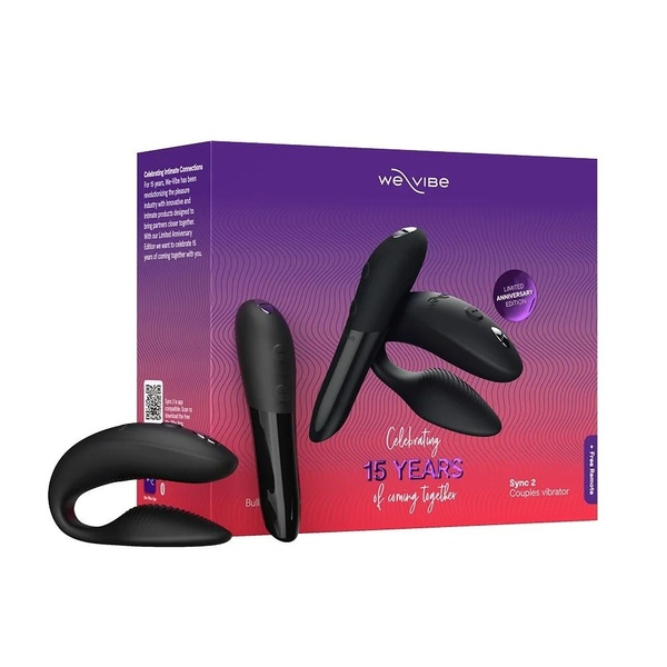 Набор секс-игрушек вибратор для пар Sync 2 и вибропуля Tango X We-Vibe Limited Anniversary Edition 23755/SN901SG9 фото