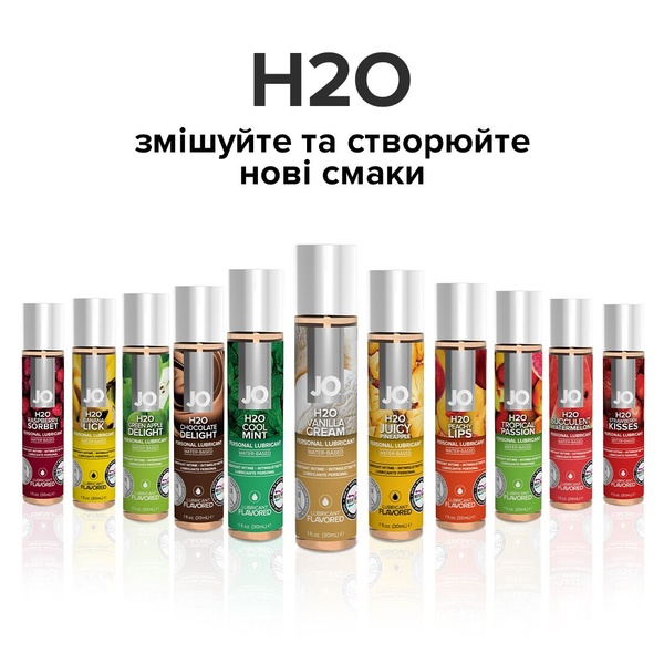 Розпродаж! Мастило на водній основі System JO H2O - Vanilla Cream (30 мл) (термін до 01.03.2025) SO1480-R фото