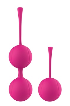 Вагинальные шарики PLEASURE BALLS & EGGS DUO BALL SET DT21369 фото