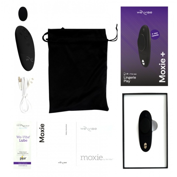 Вибратор в трусики WE-VIBE Black Moxie + W44129 фото