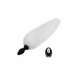 Анальний затор, хвіст з вібрацією на пульті, white RDNI-270019 фото 2