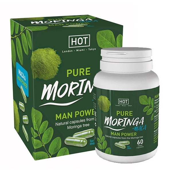 Капсули для підвищення потенції HOT BIO Moringa Man Caps 60 шт HOT44062 фото