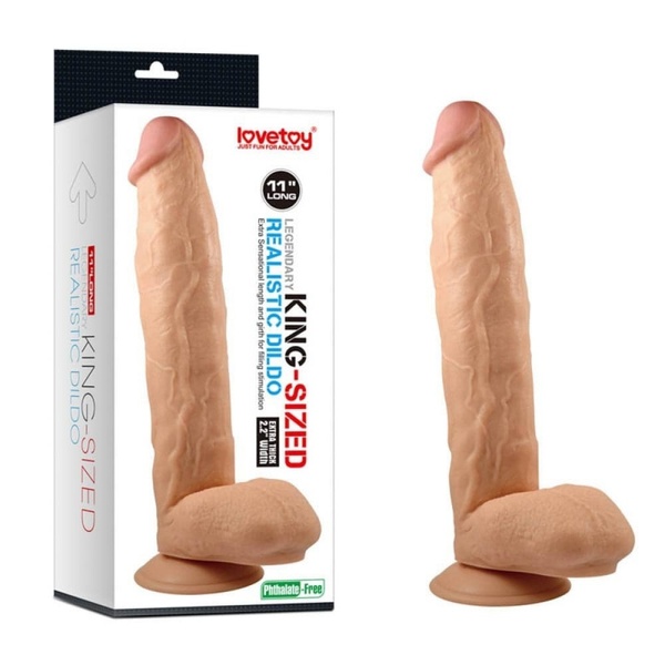 Королівський фалоімітатор Legendary King Sized Realistic Dildo 11 IODU-310081-1 фото