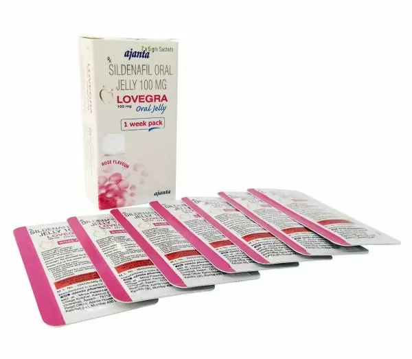 Возбуждающее Желе для женщин LOVEGRA Oral Jelly (цена за упаковку,7 пакетиков) B73131 фото